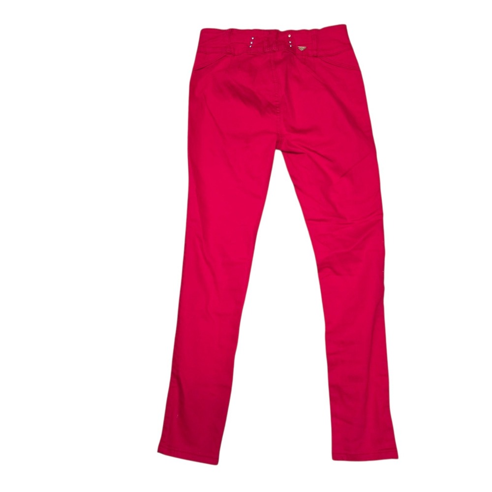 AngelaBeBe Y2K Red Skinny Jeans High Rise Stretch Womens Size 13 NWT - Picture 14 of 14